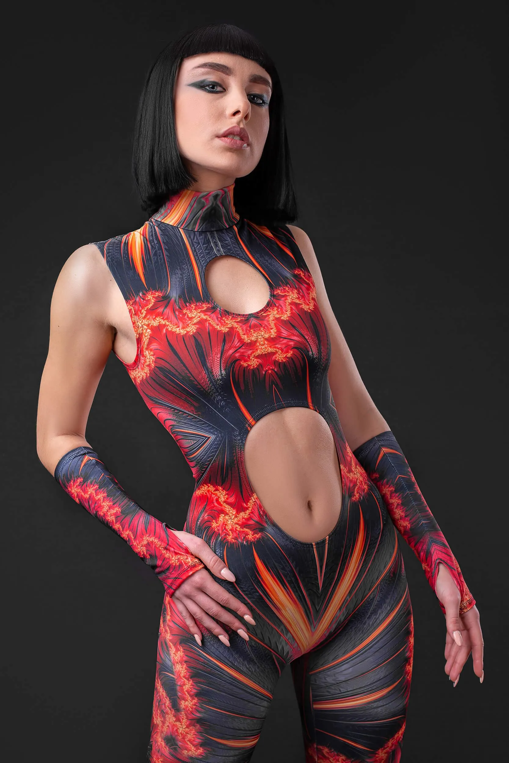 Fuego Keyhole Catsuit