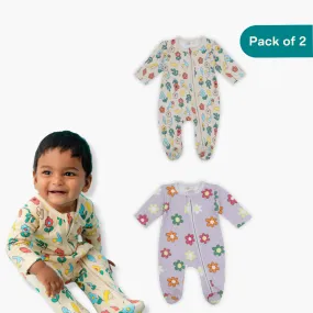 Giggle Garden - Quilted Bodysuits (Pack of 2)