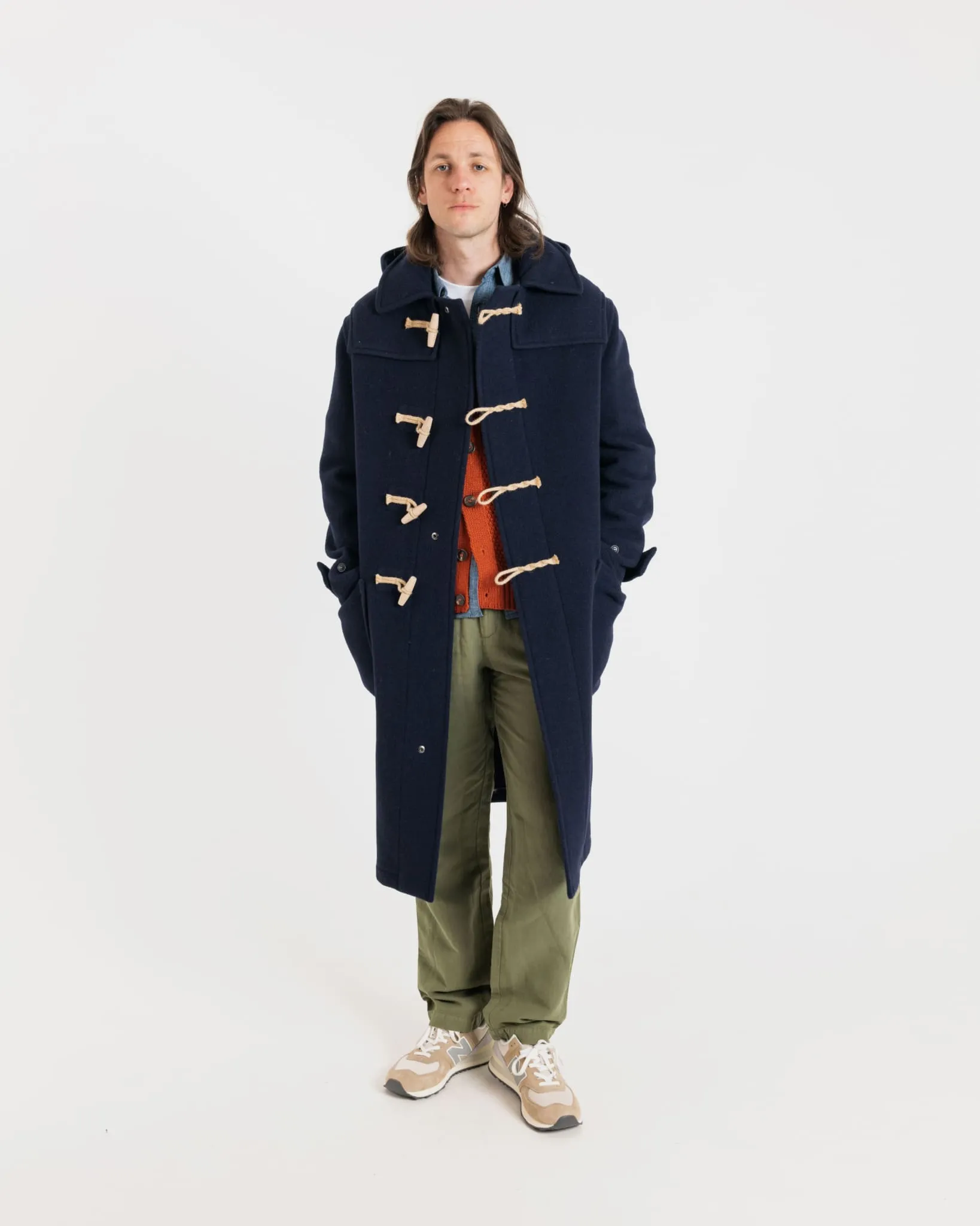 Harrison Duffle Coat Navy