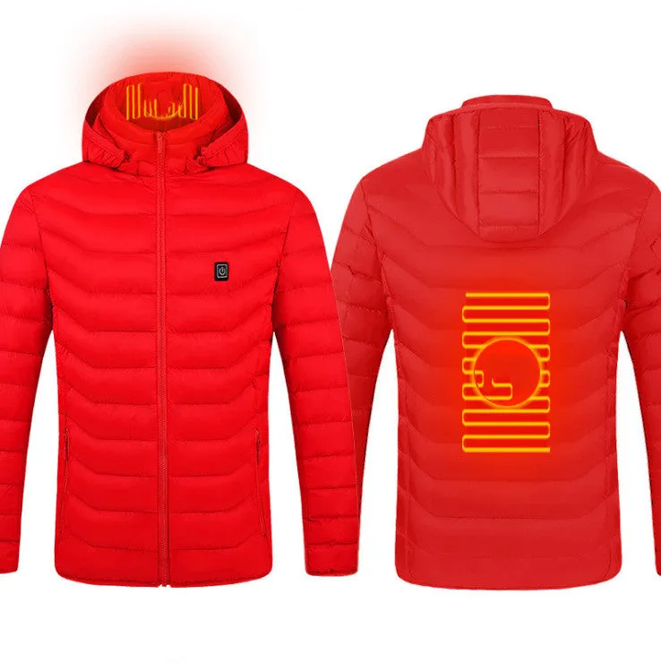 Heated Jacket with Hoodie