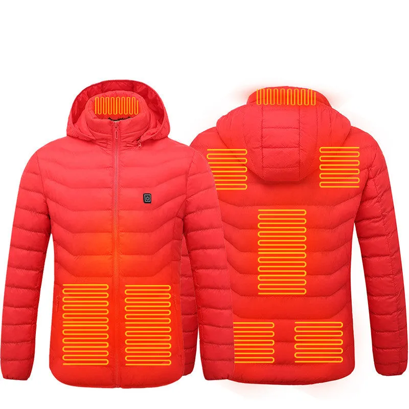 Heated Jacket with Hoodie