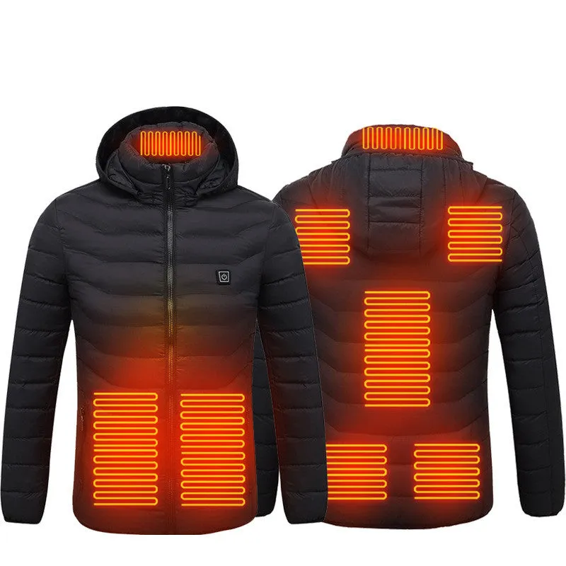 Heated Jacket with Hoodie