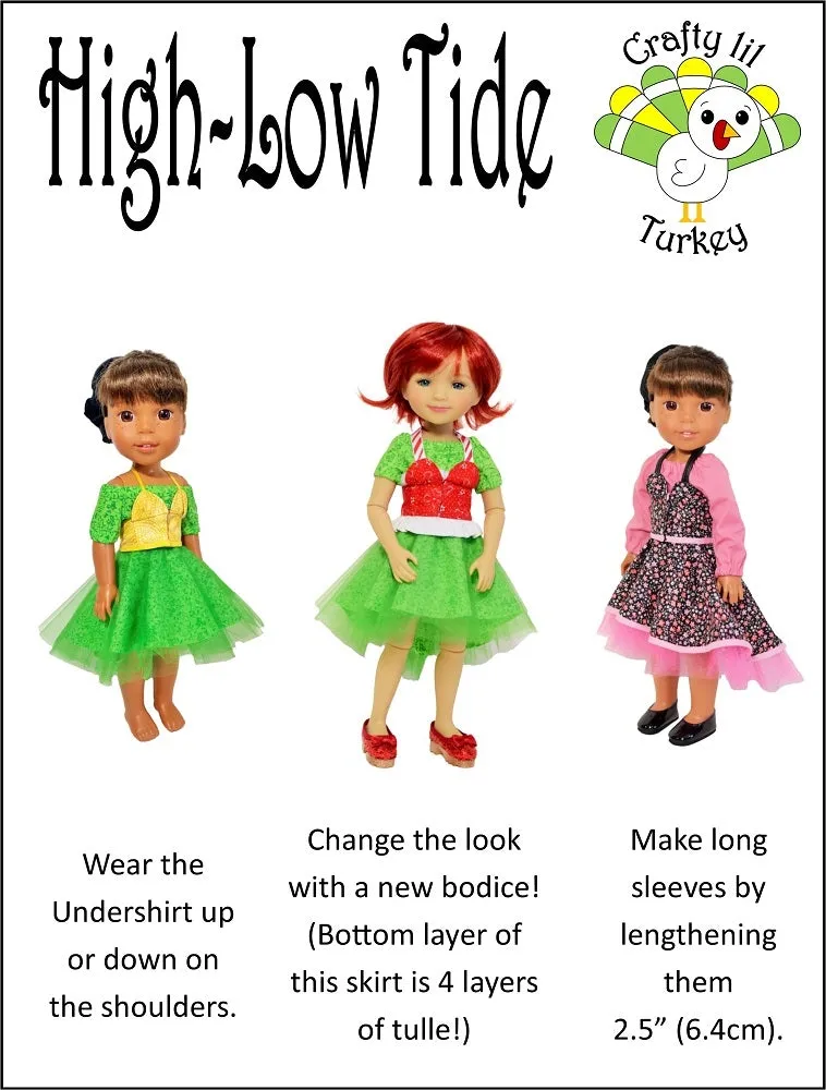 High Low Tide 14-15" Doll Clothes Pattern