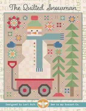 Home Town Holiday - The Quilted Snowman Pattern - 87.5" x 97.5"