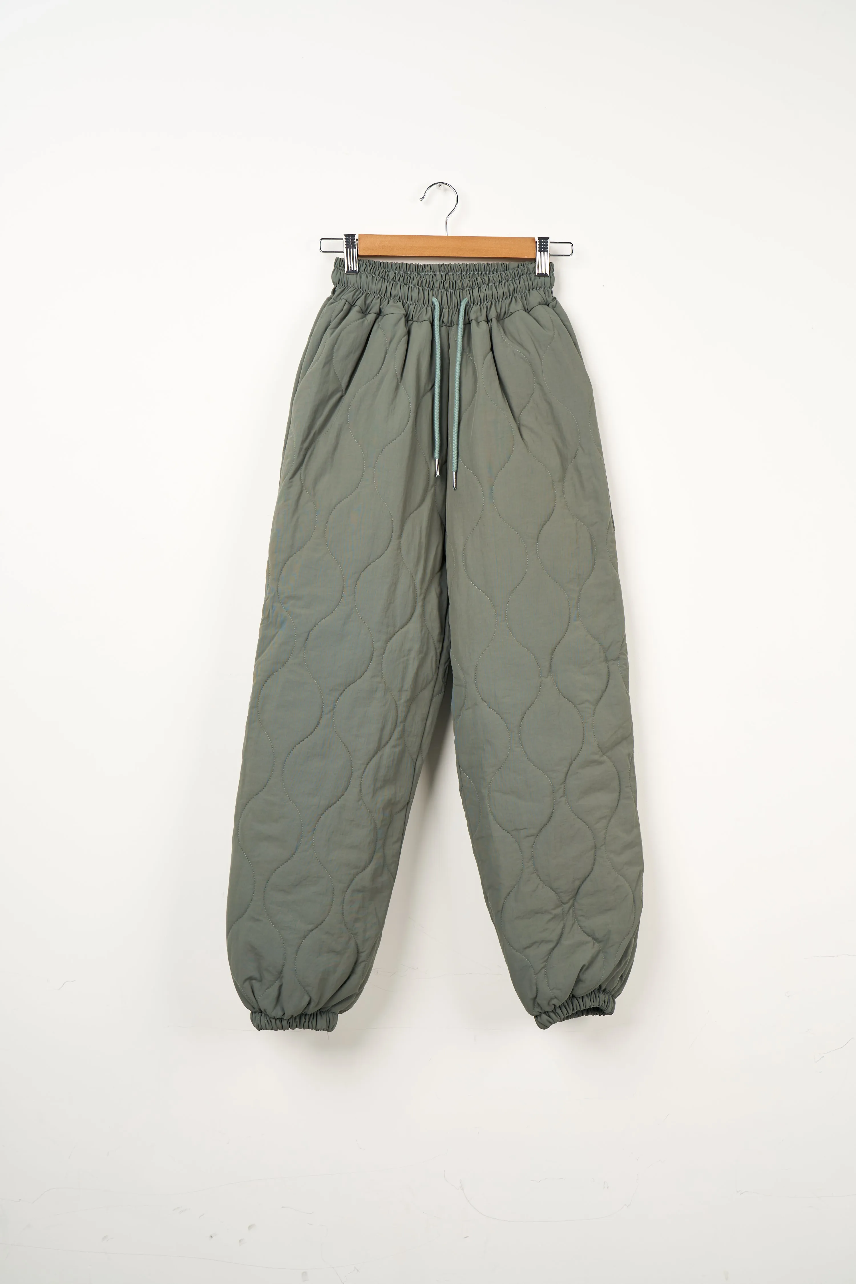 Jade Quilted Jogger