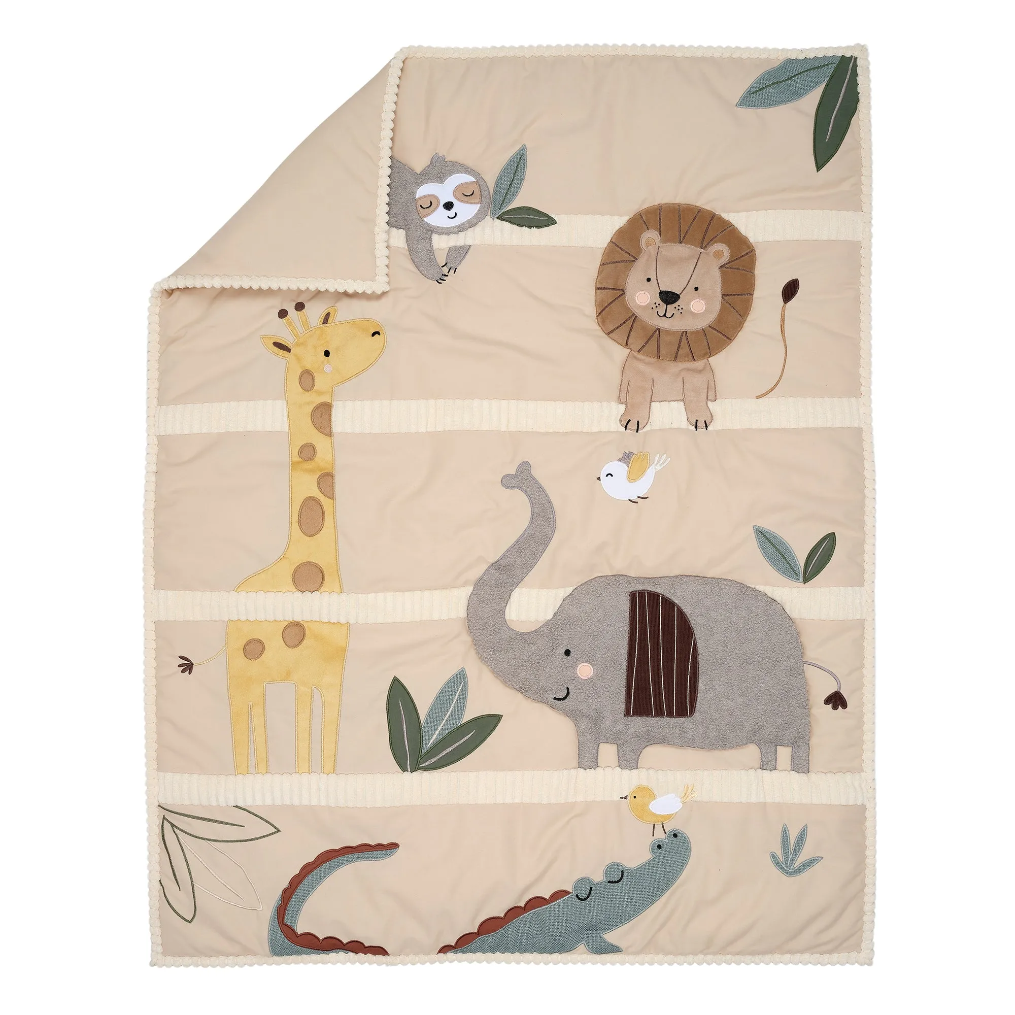 Jungle Story 3-Piece Crib Bedding Set