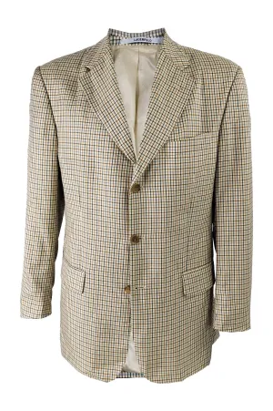 Karl Lagerfeld Vintage Mens Virgin Wool & Silk Blazer