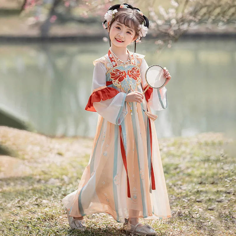 Kids' Fairy Hanfu Tang Dynasty Dress