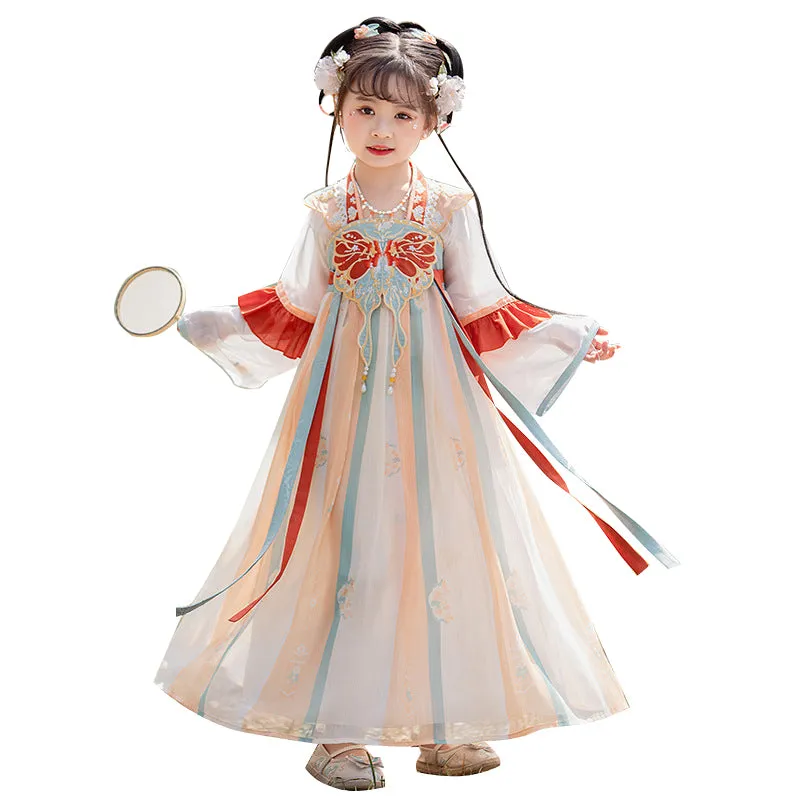 Kids' Fairy Hanfu Tang Dynasty Dress