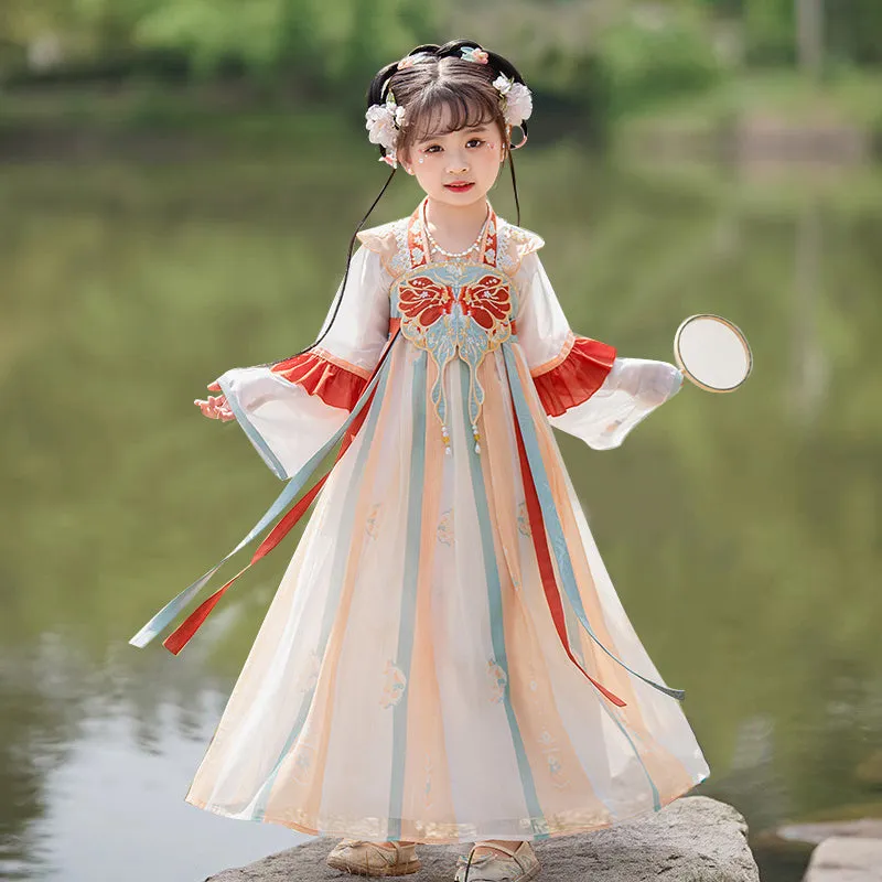 Kids' Fairy Hanfu Tang Dynasty Dress