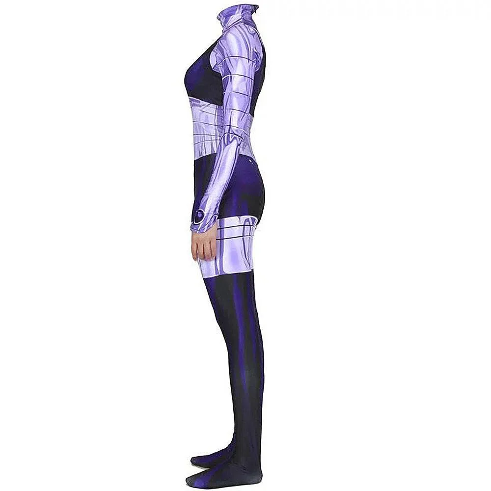 Komand'r Blackfire Costume Jumpsuit Bodysuit Titans Cosplay Halloween