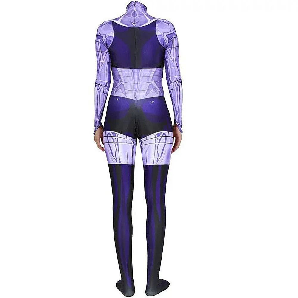 Komand'r Blackfire Costume Jumpsuit Bodysuit Titans Cosplay Halloween