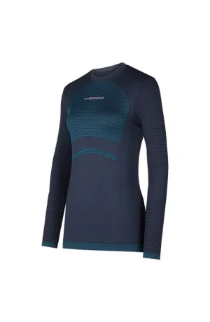 La Sportiva Synth Light Women's Long Sleeve Top - Storm Blue/Lagoon