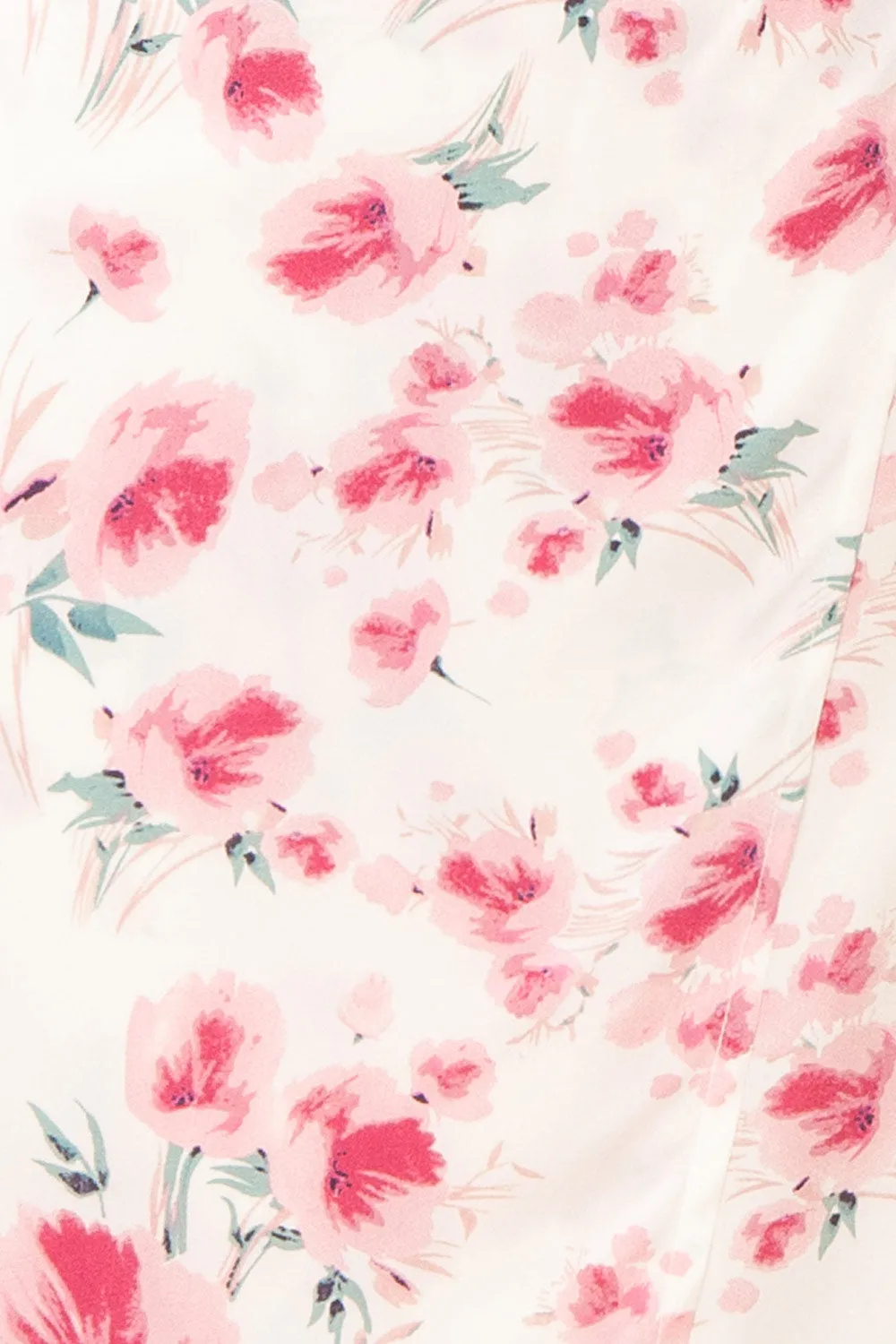 Lassie | Cowl Neck Floral Midi Dress