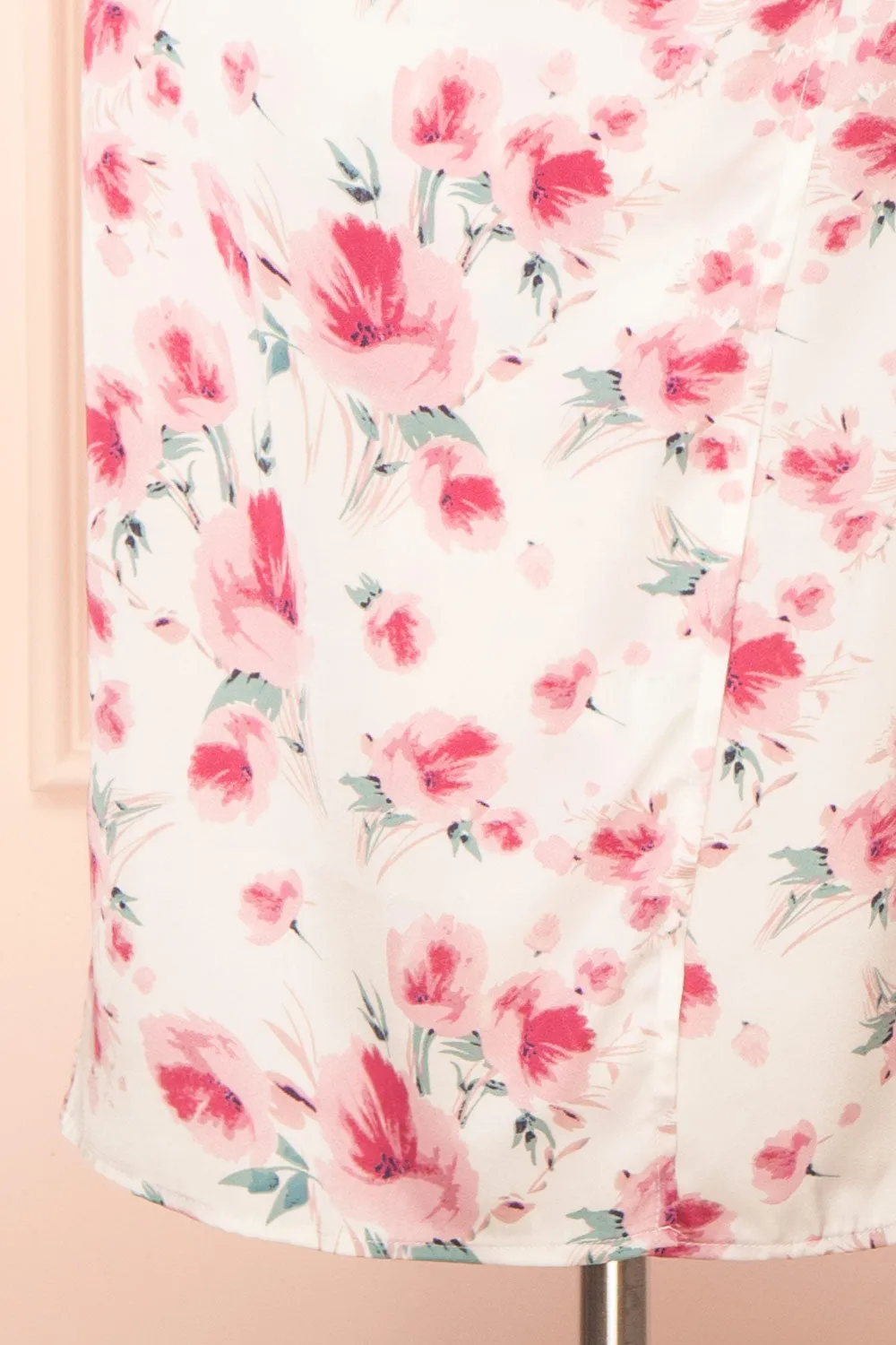 Lassie | Cowl Neck Floral Midi Dress