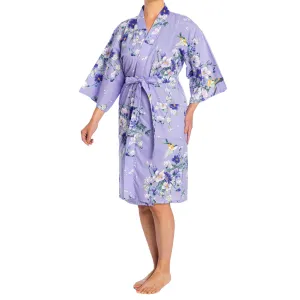 Magnolia Short Cotton Japanese Kimono