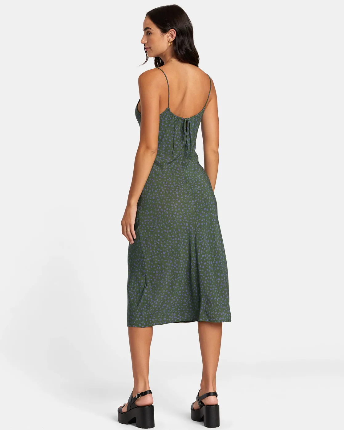 Maiden Midi Dress - Leaf