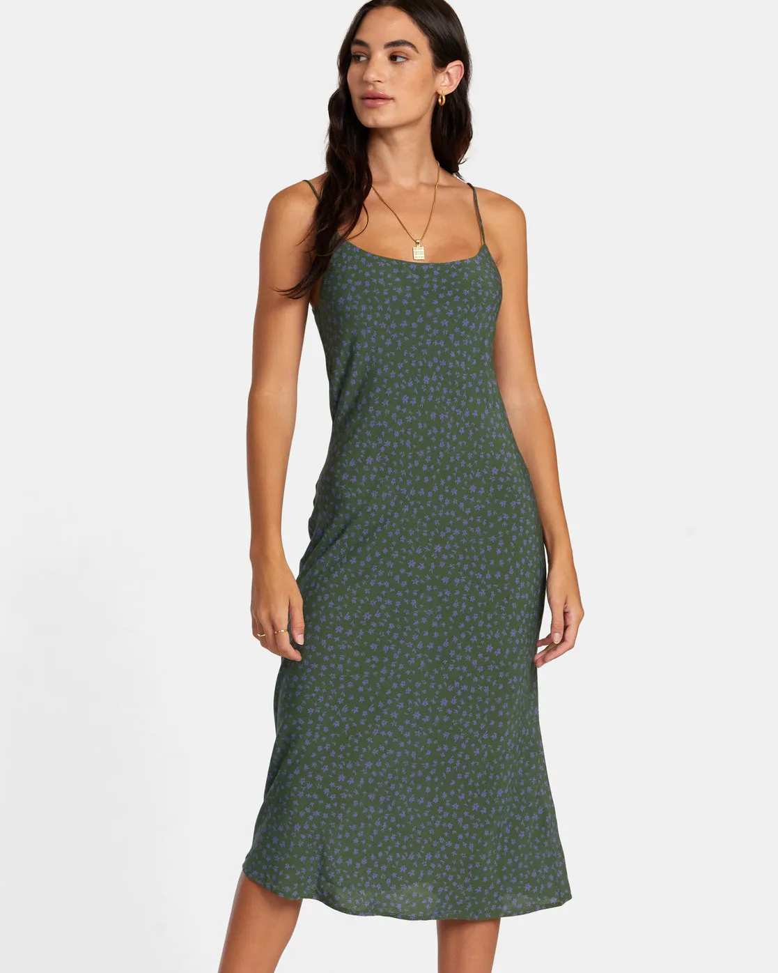 Maiden Midi Dress - Leaf