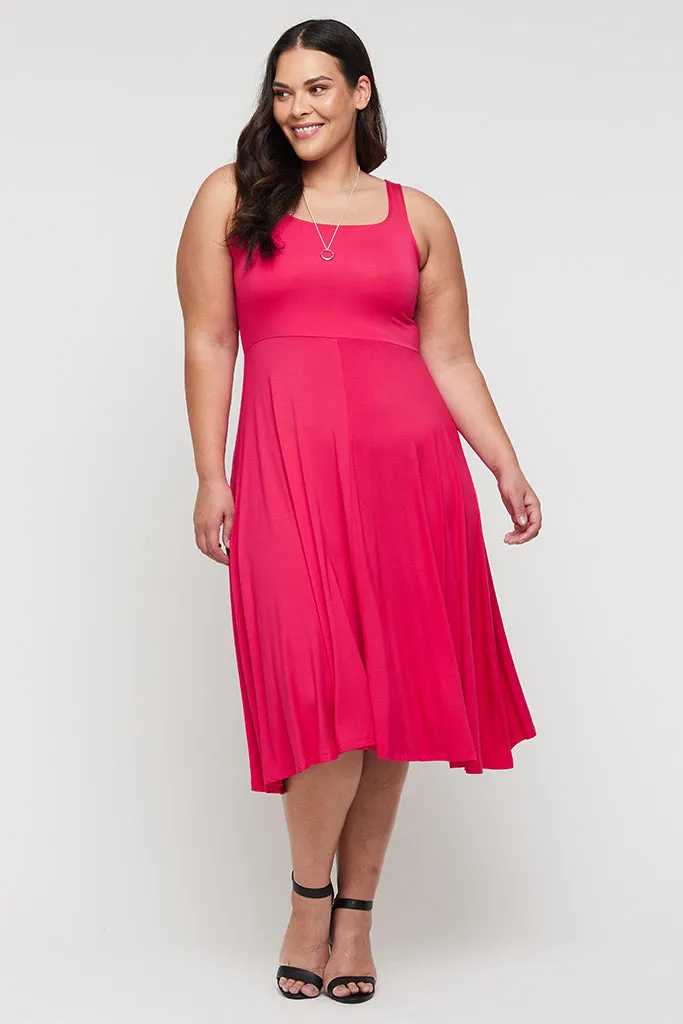 Melanie Dress - Magenta