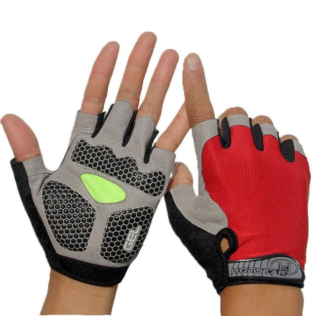 Men & Women's Sports 3D GEL Padded Anti-Slip Gloves Gym Fitness Weight Lifting Body Building Exercise Training Workout Crossfit