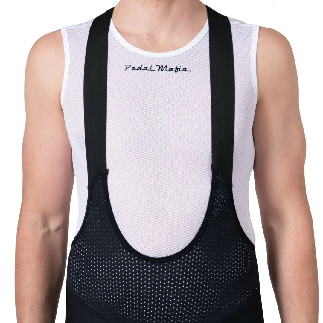 Mens Base Layer - White Sleeveless