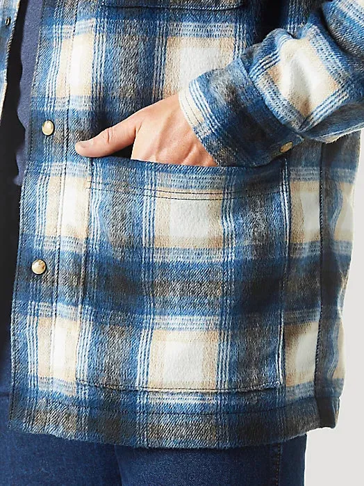 Men's Wrangler Flannel Shirt Jacket