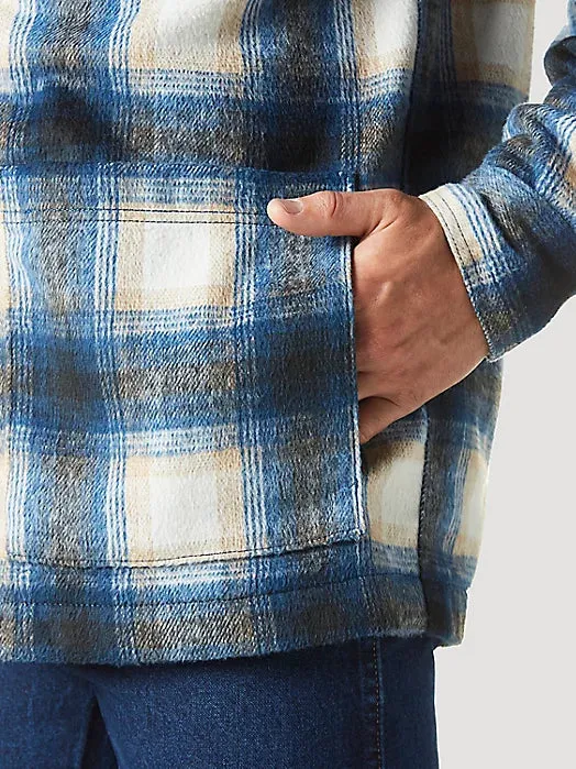 Men's Wrangler Flannel Shirt Jacket