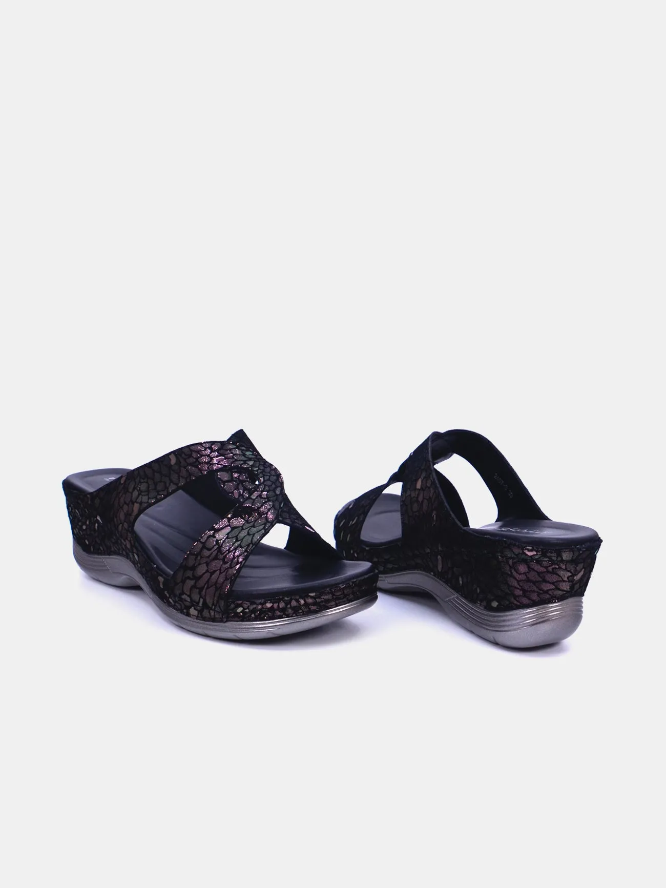 Michelle Morgan 2407-3 Women's Wedge Sandals