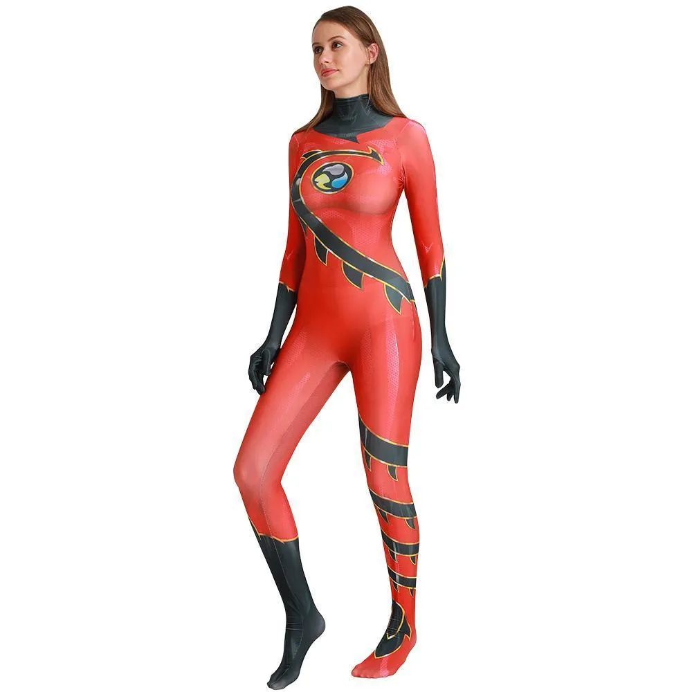 Miraculous Ladybug Rena Rouge Ryuko Halloween Cosplay Costume Zentai Bodysuit