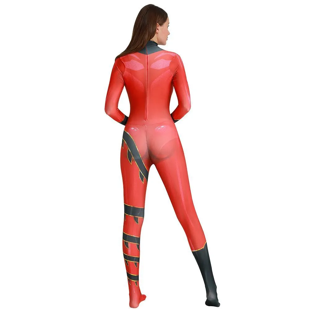 Miraculous Ladybug Rena Rouge Ryuko Halloween Cosplay Costume Zentai Bodysuit