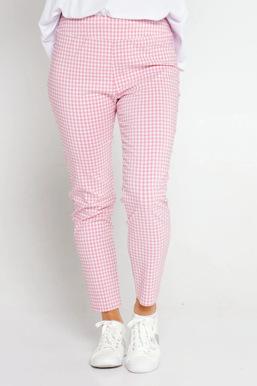 Moira Pants - Pink Gingham