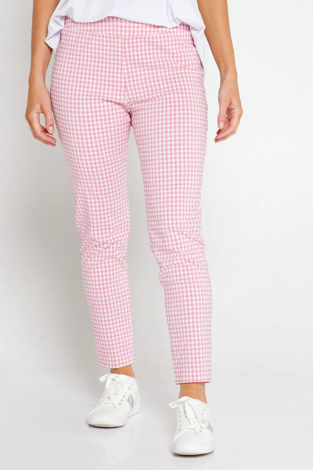 Moira Pants - Pink Gingham