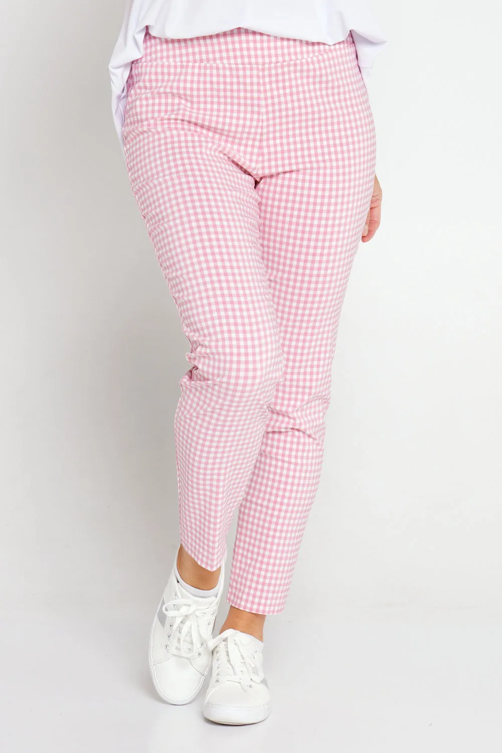 Moira Pants - Pink Gingham