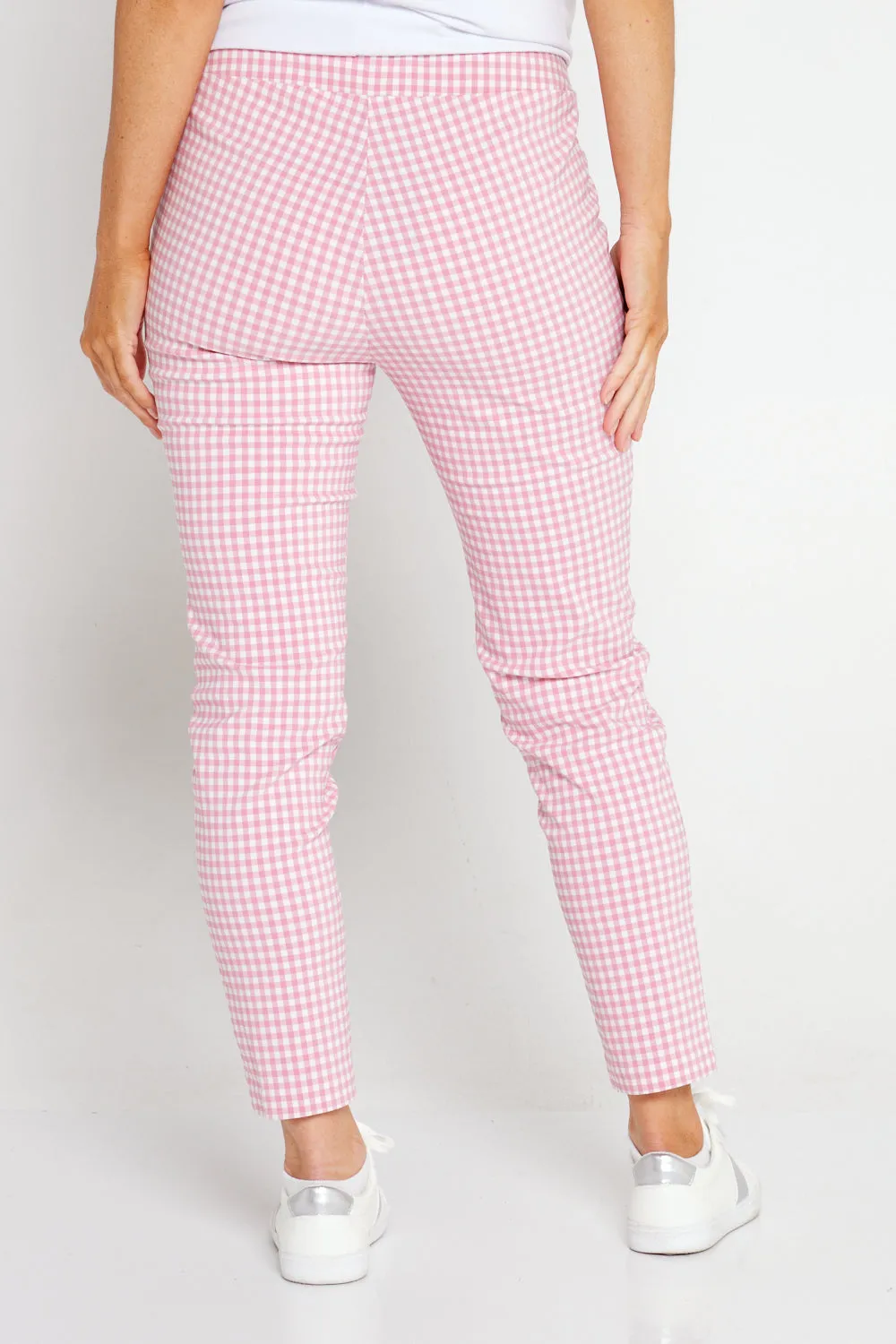 Moira Pants - Pink Gingham