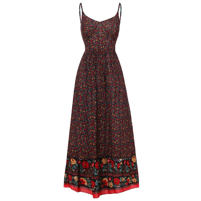 Molly - Bohemian Dress with Straps