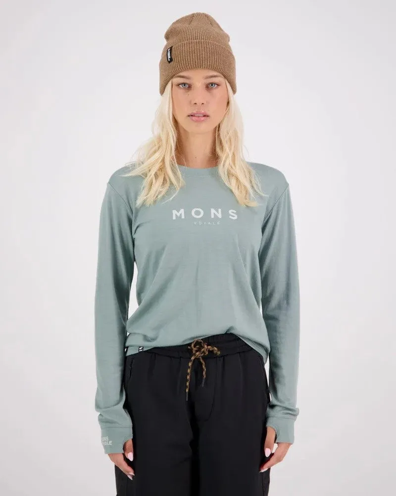 Mons Royale Yotei Classic Women's Long Sleeve - Iceberg