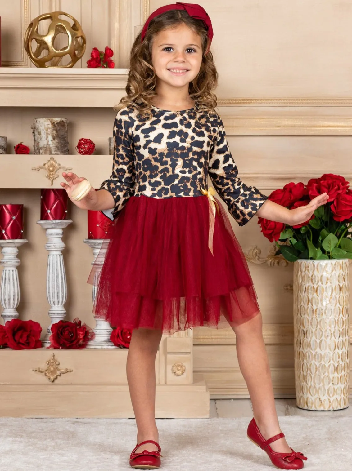 Moves Like Jaguar Long Sleeve Tutu Dress