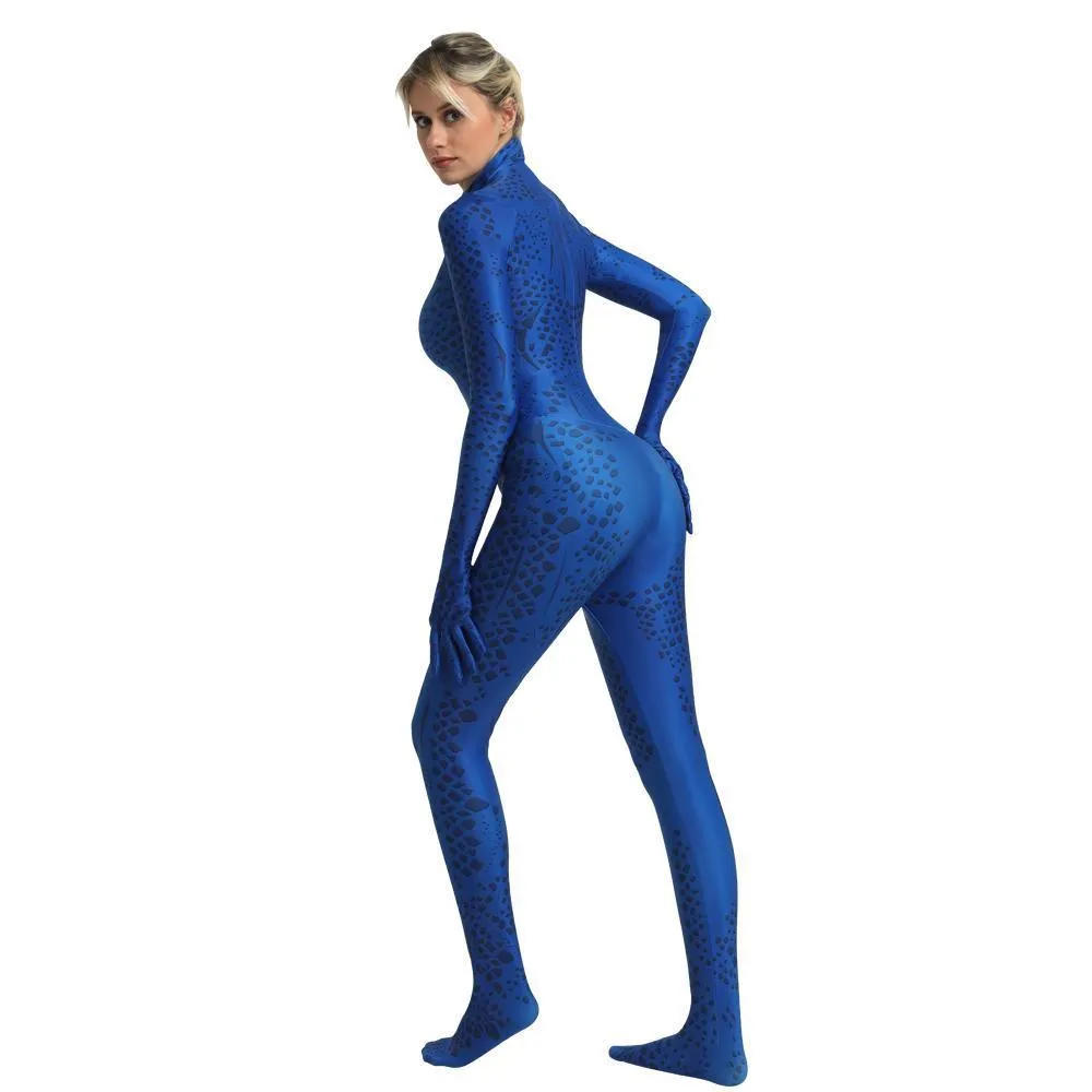 Mystique Costume  X-Men Apocalypse Halloween Cosplay Bodysuit Jumpsuit Women Men Kids