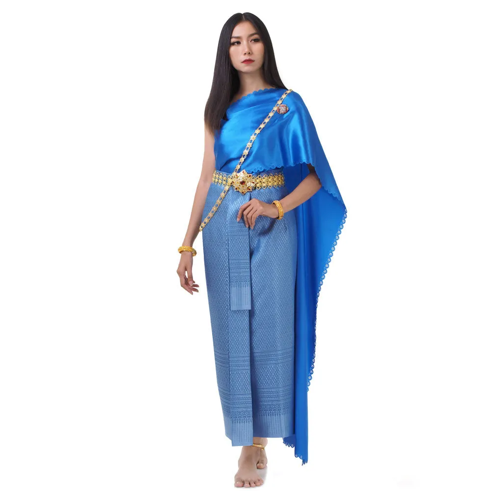 Niranthara Flowing Sabai Traditional Chut Thai Dress