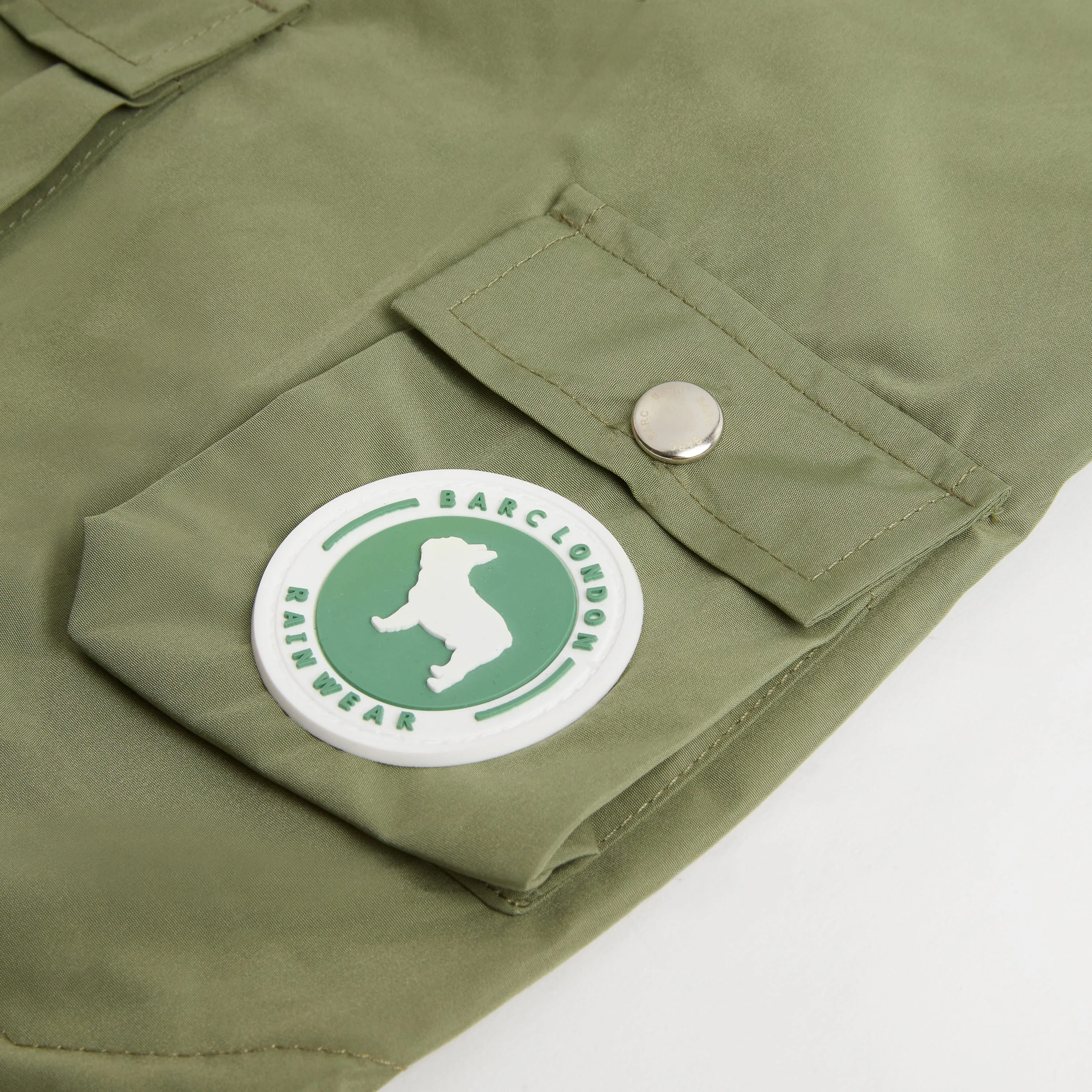 Original Water-Repellant Dog Raincoat | Khaki Green