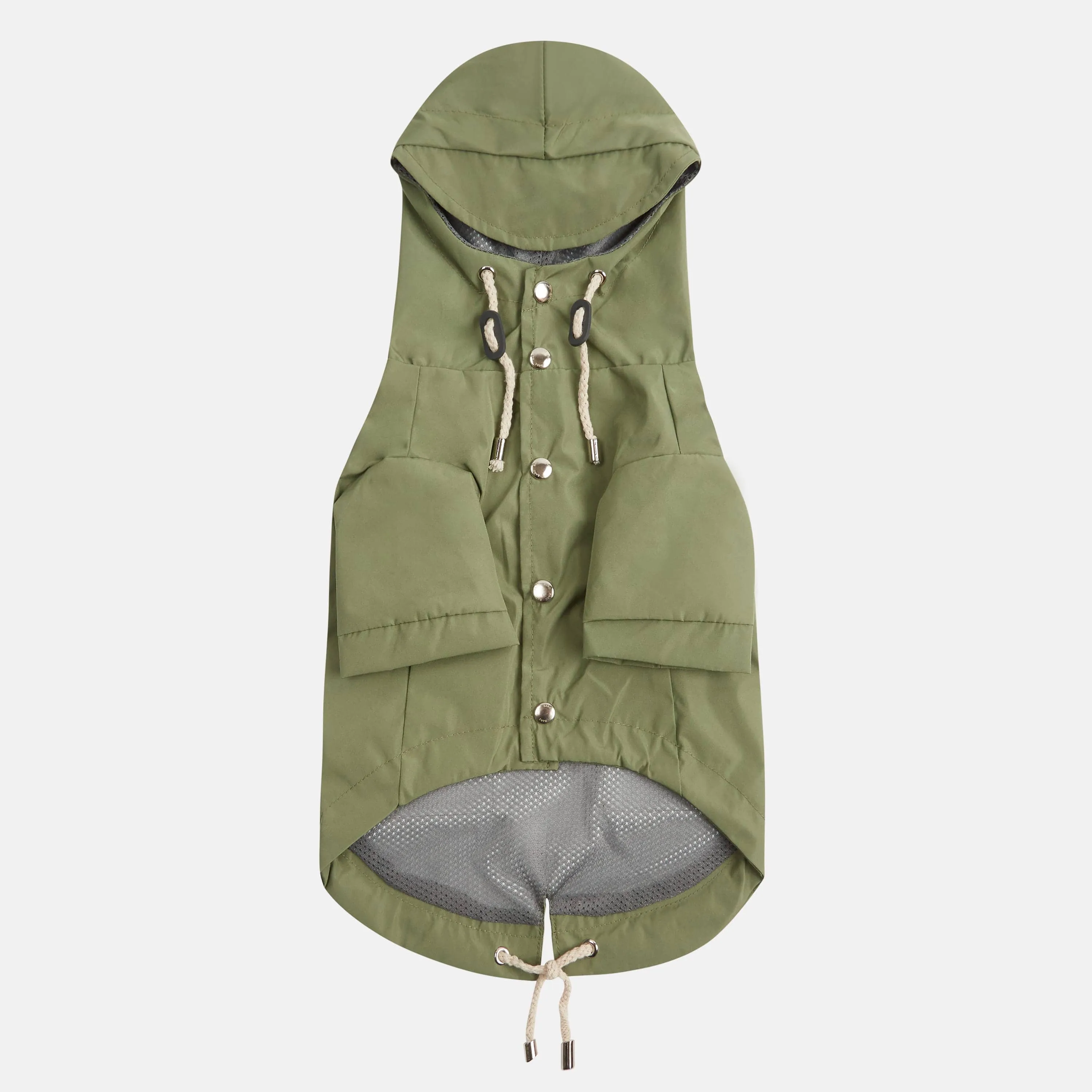 Original Water-Repellant Dog Raincoat | Khaki Green