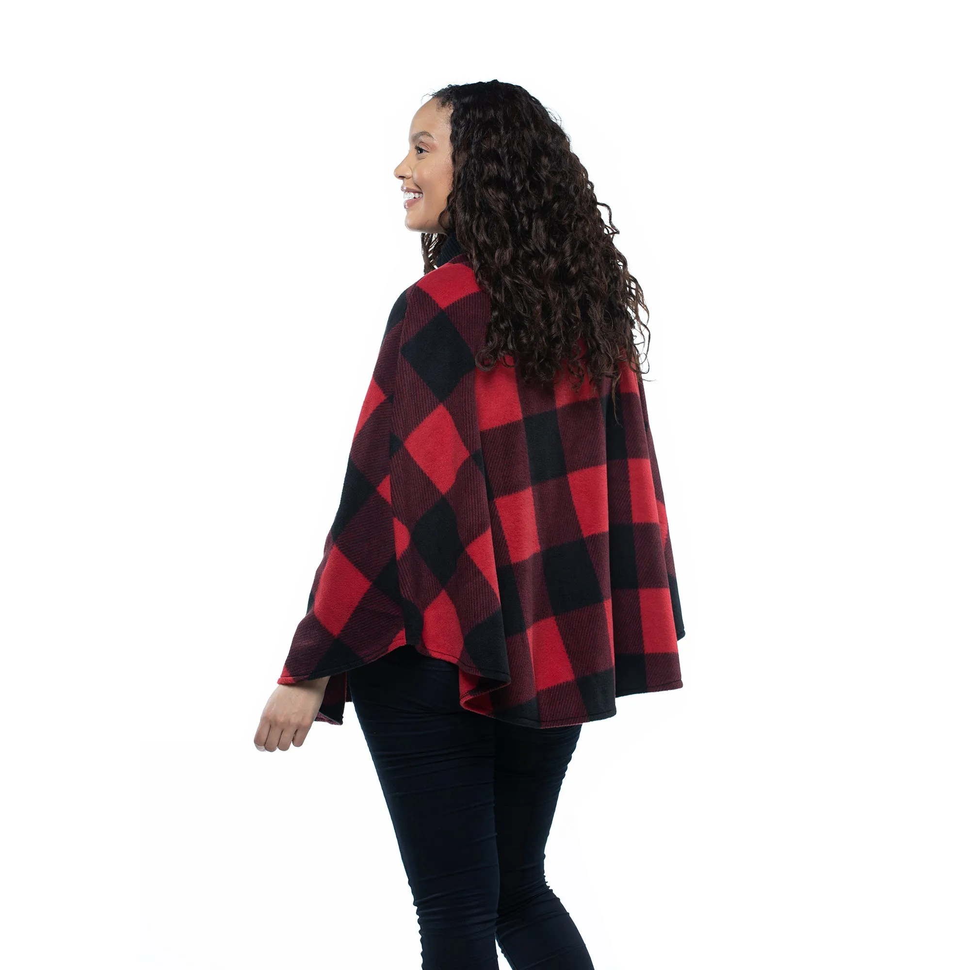 Paige Cozy Coat Full Zip Fleece Poncho