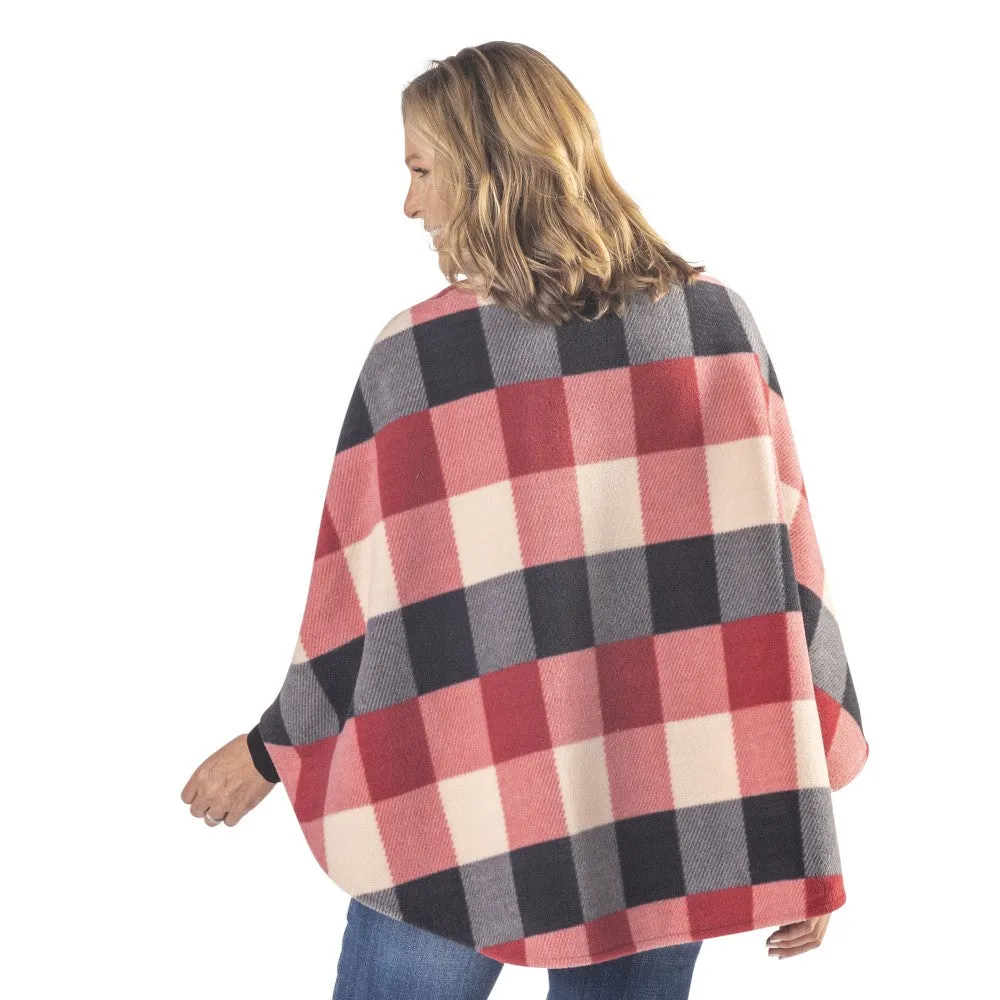 Paige Cozy Coat Full Zip Fleece Poncho