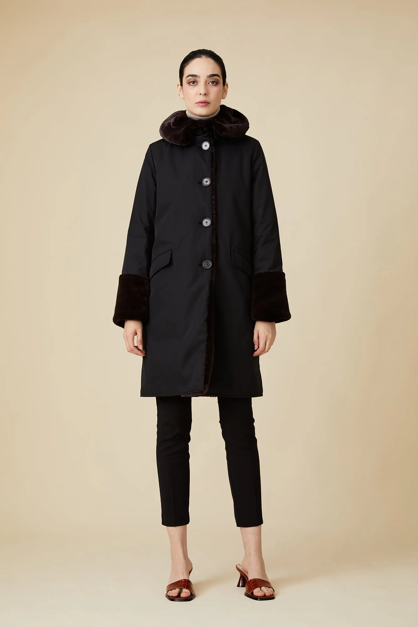 Pile Lined Storm Coat