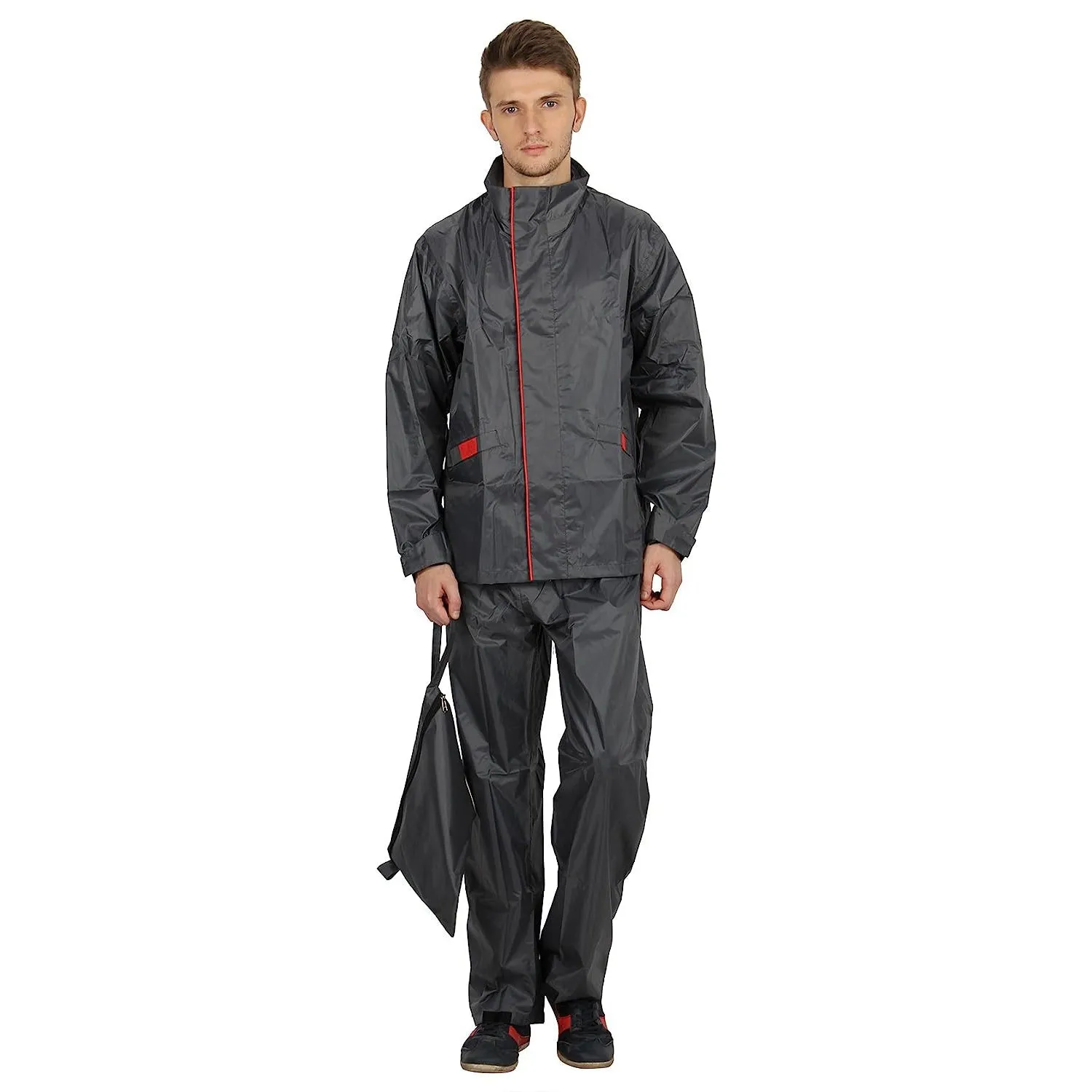 Prokick Desire Unisex Rain Suit (Waterproof Jacket with Hood, Pant and Carrying Pouch)