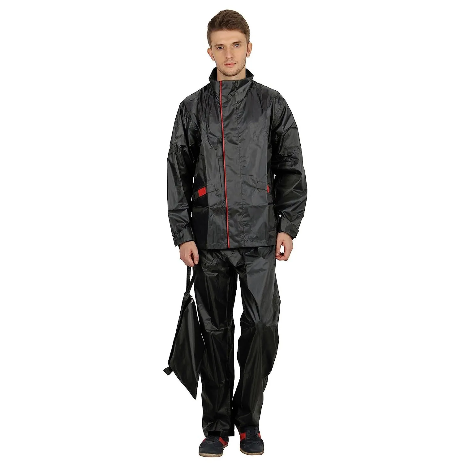 Prokick Desire Unisex Rain Suit (Waterproof Jacket with Hood, Pant and Carrying Pouch)