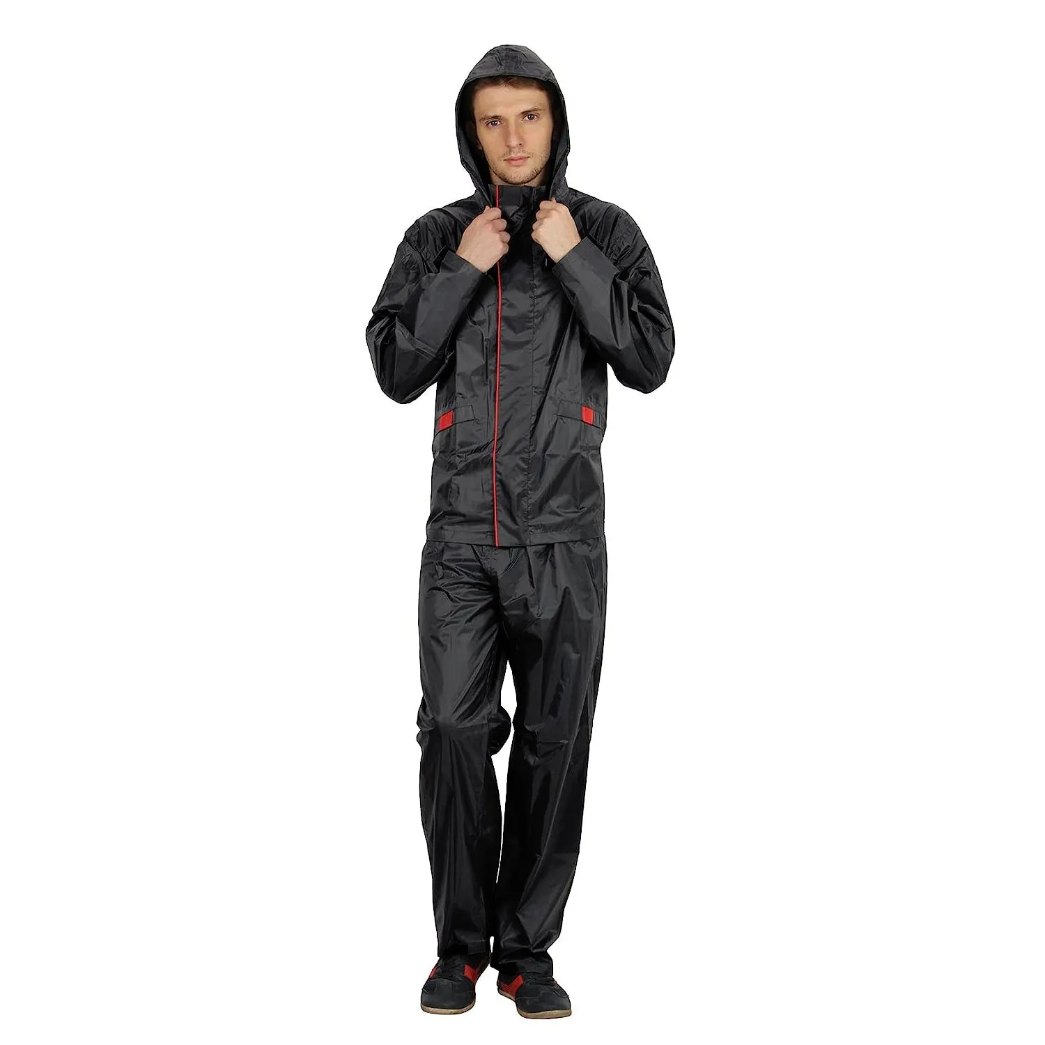 Prokick Desire Unisex Rain Suit (Waterproof Jacket with Hood, Pant and Carrying Pouch)