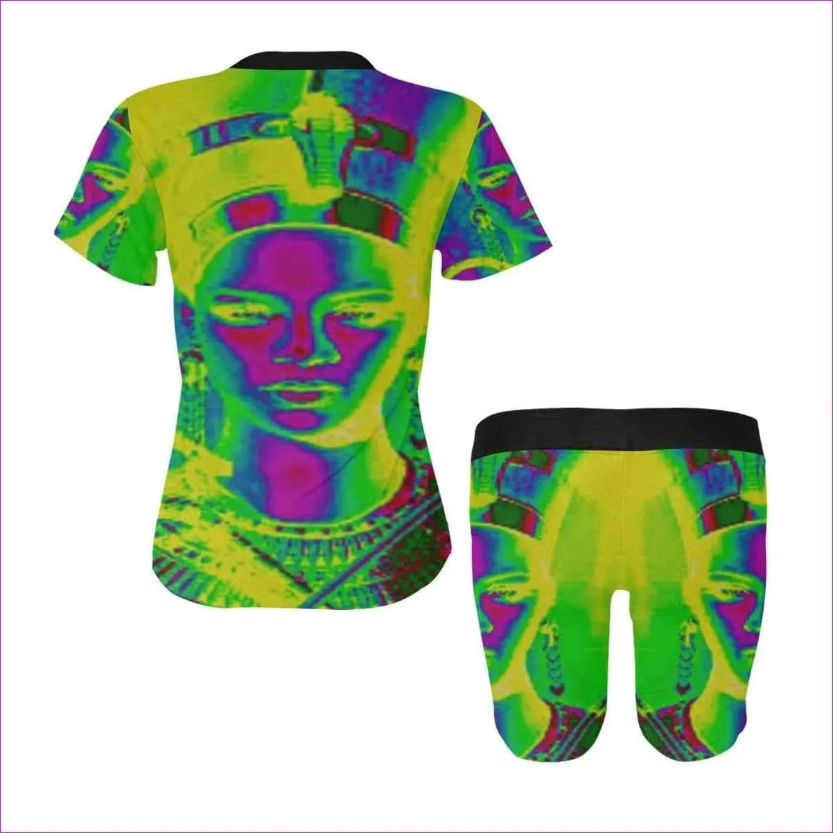 Queen Women's Yoga Short Set