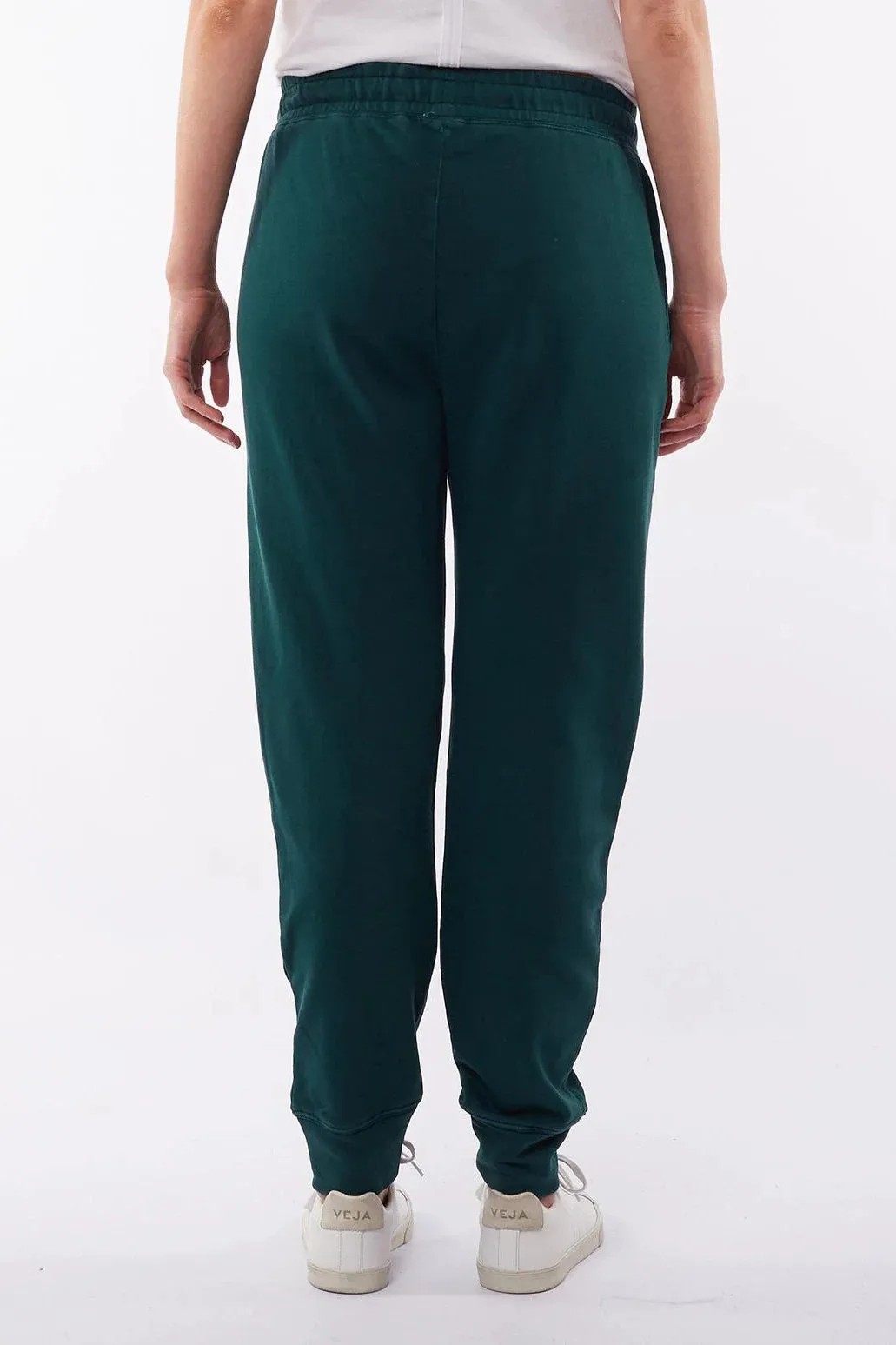 Quilted Pocket Pant in Alpine Green