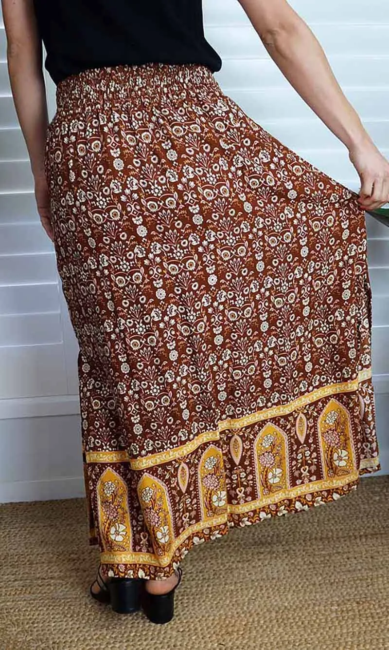 Rayon Skirt Amber Cathedral, More Colours